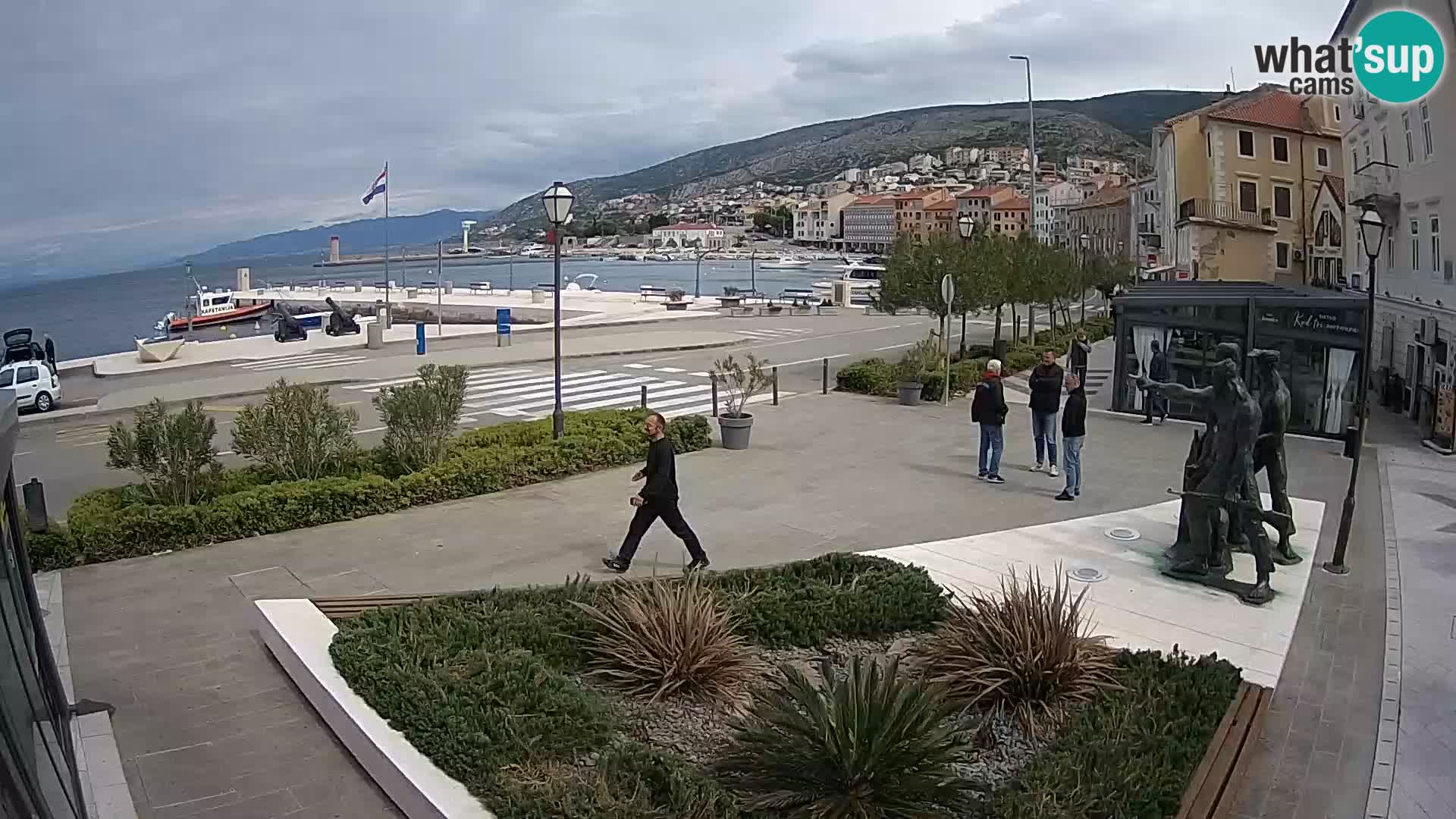 Spletna kamera v živo Senj riva – Hrvaška