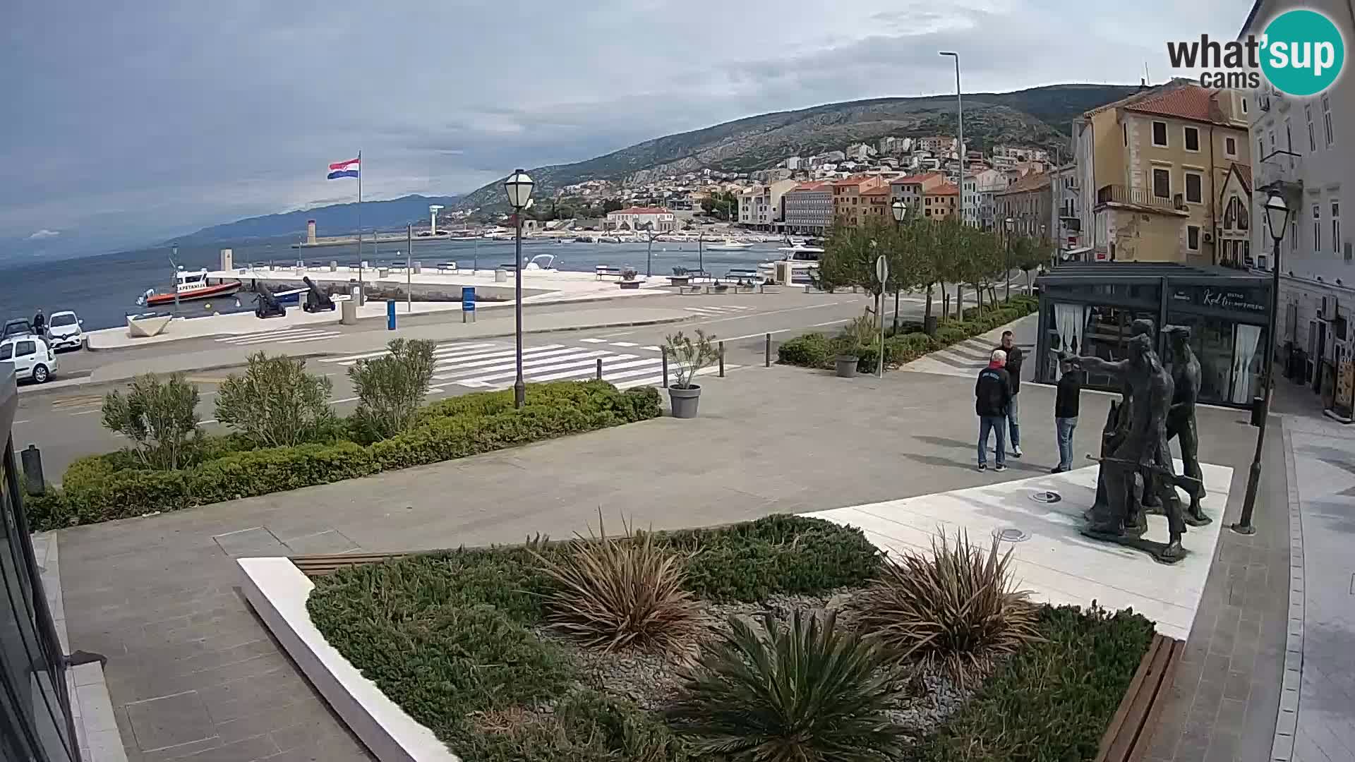Live webcam Senj riva – seafront – Croatia