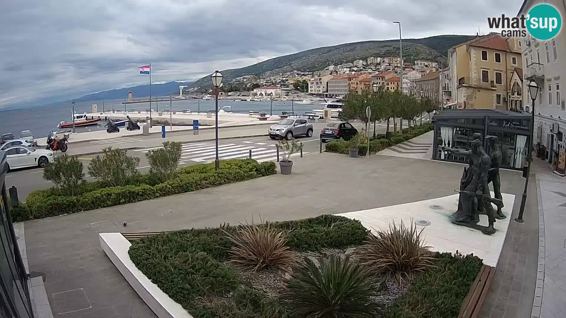 Live webcam Senj riva – seafront – Croatia