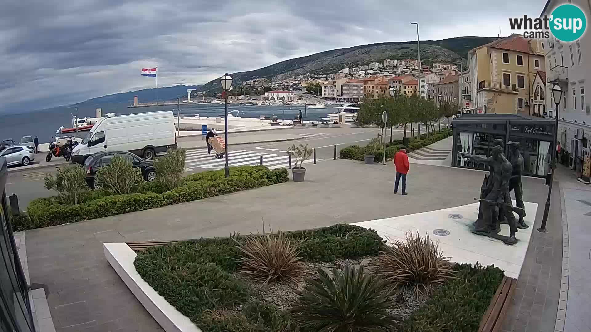 Live-Webcam Senj Riva – direkt am Meer – Kroatien