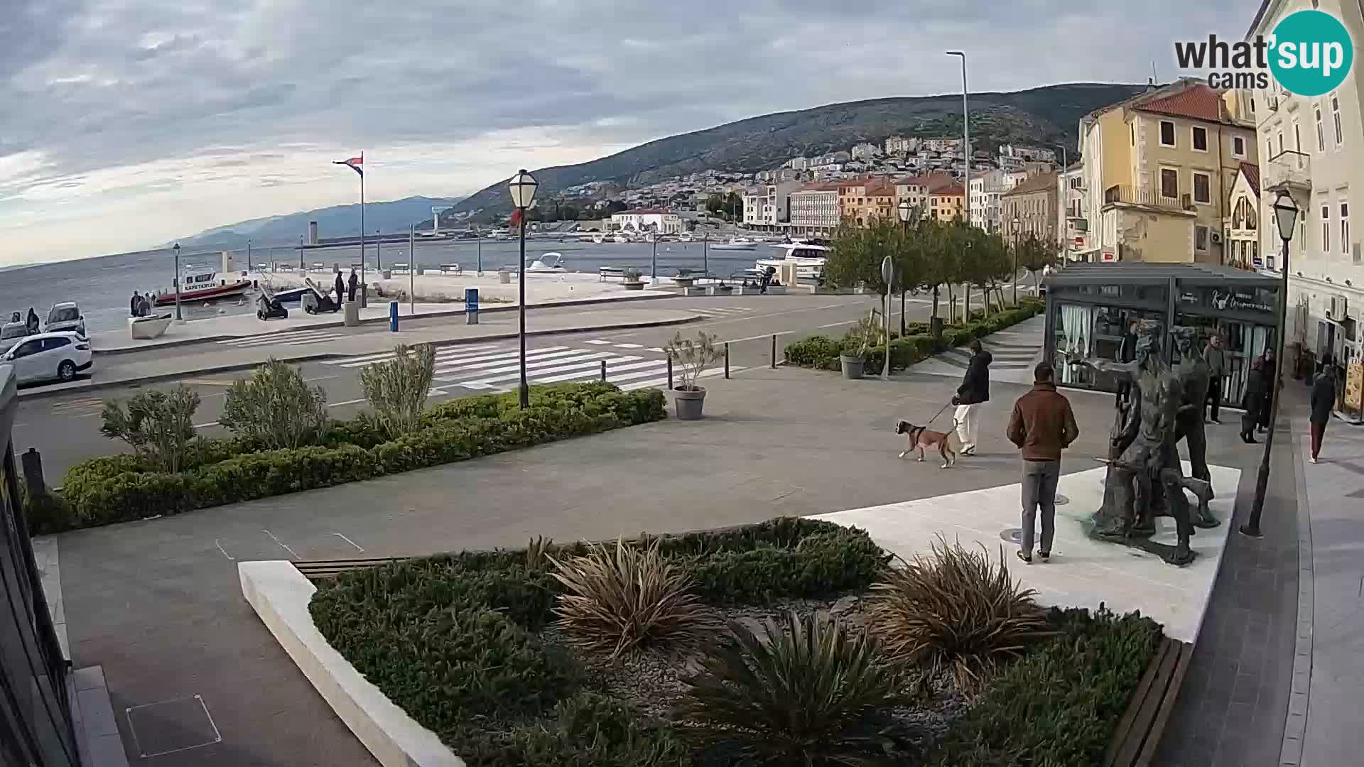 Live webcam Senj riva – seafront – Croatia