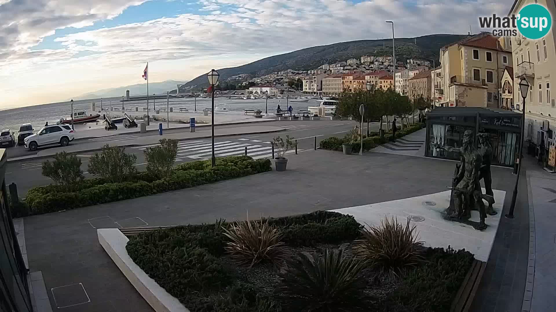 Live webcam Senj riva – seafront – Croatia