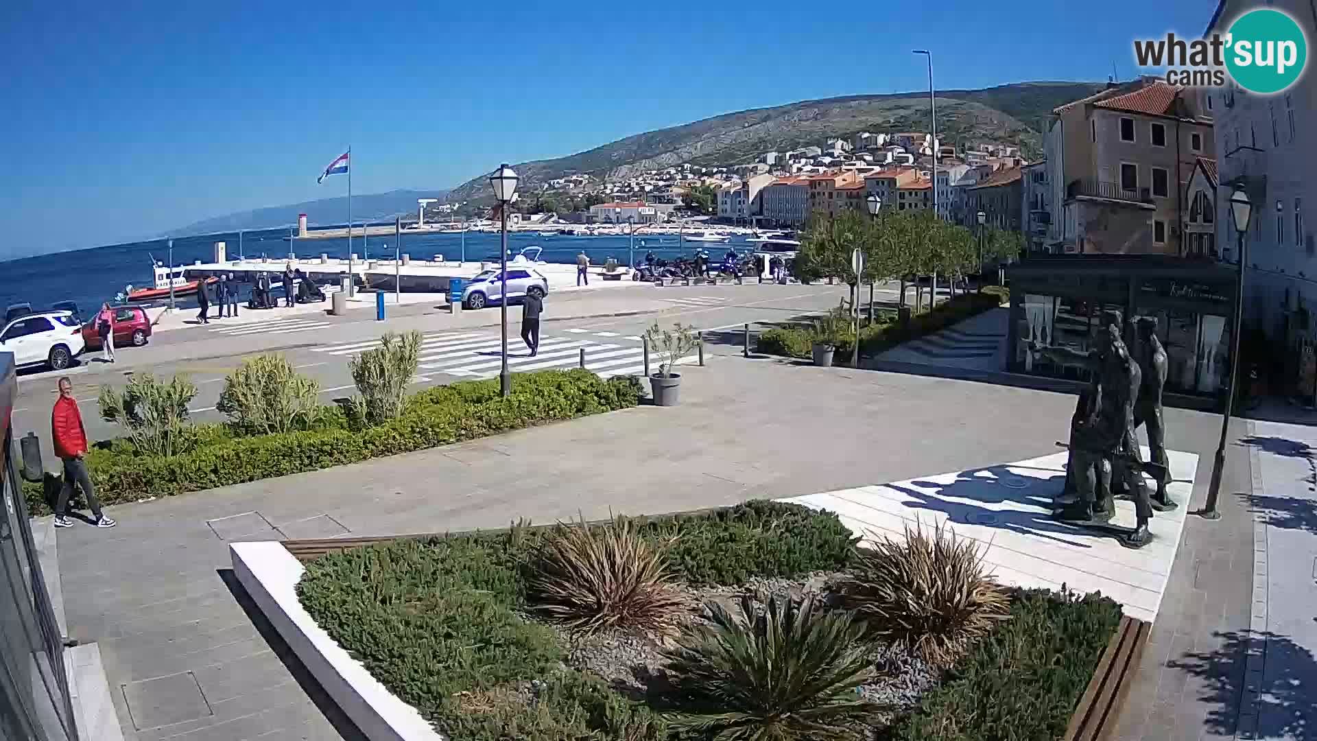 Live webcam Senj riva – seafront – Croatia