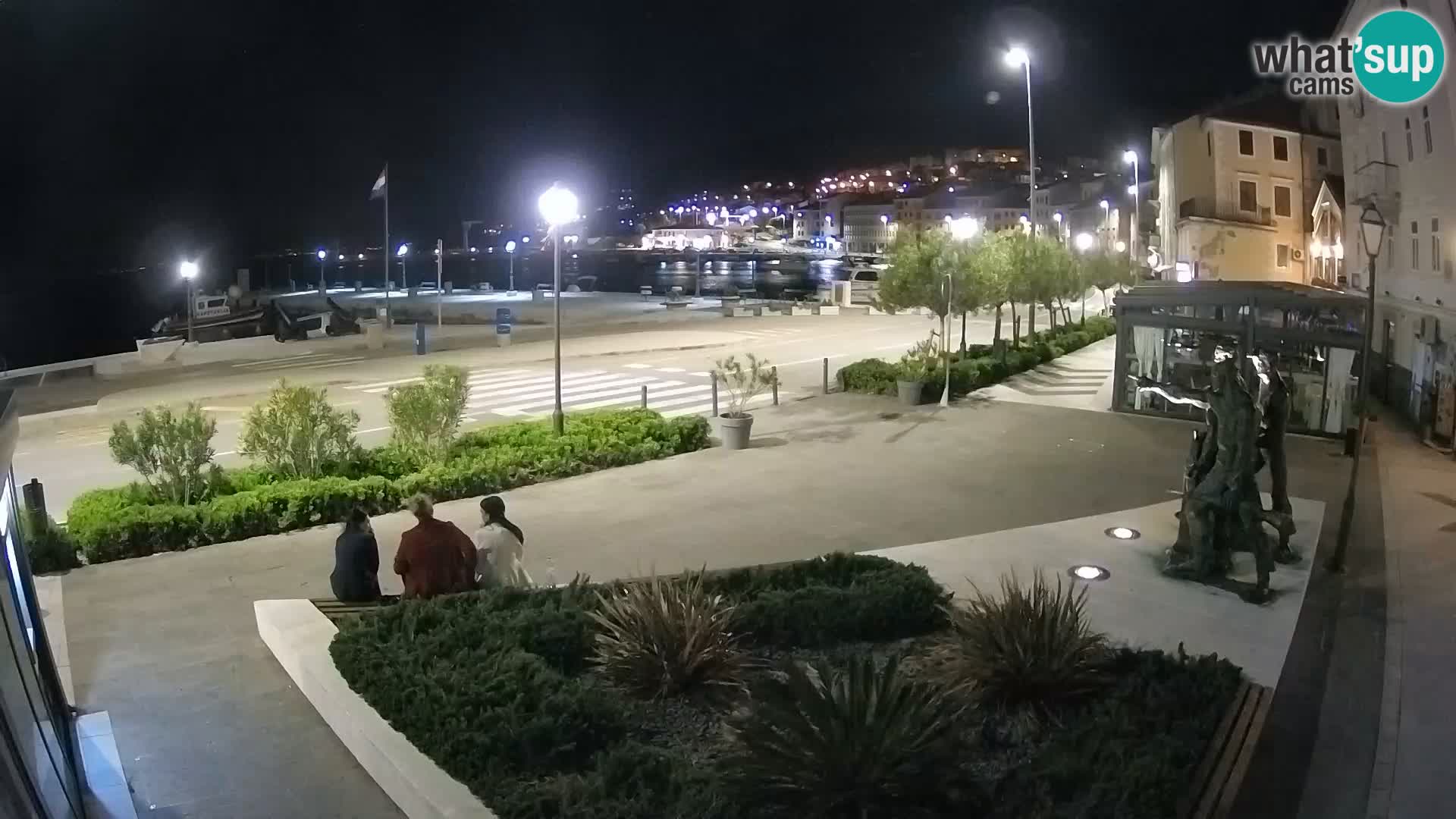 Live webcam Senj riva – fronte mare