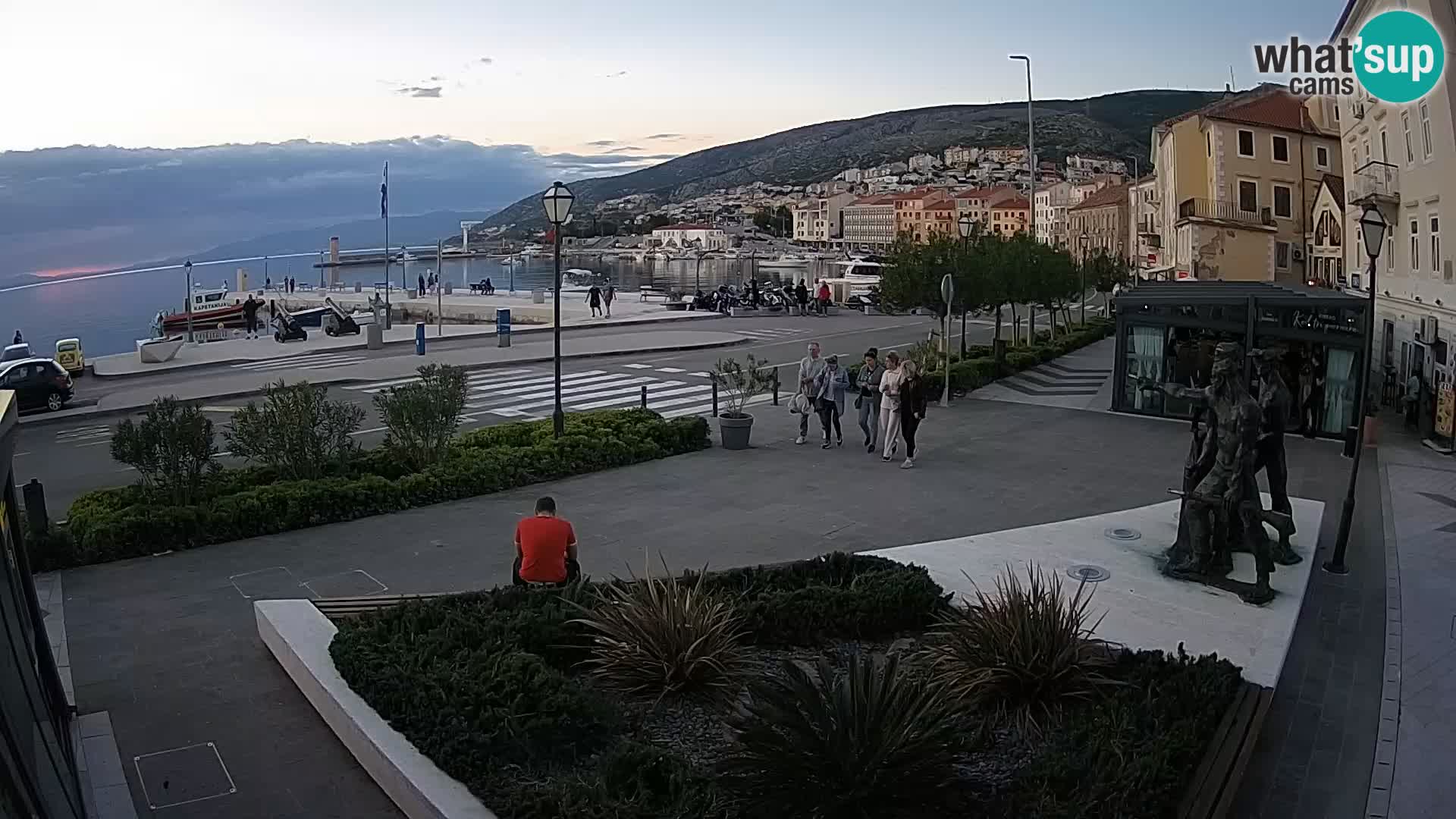 Spletna kamera v živo Senj riva – Hrvaška