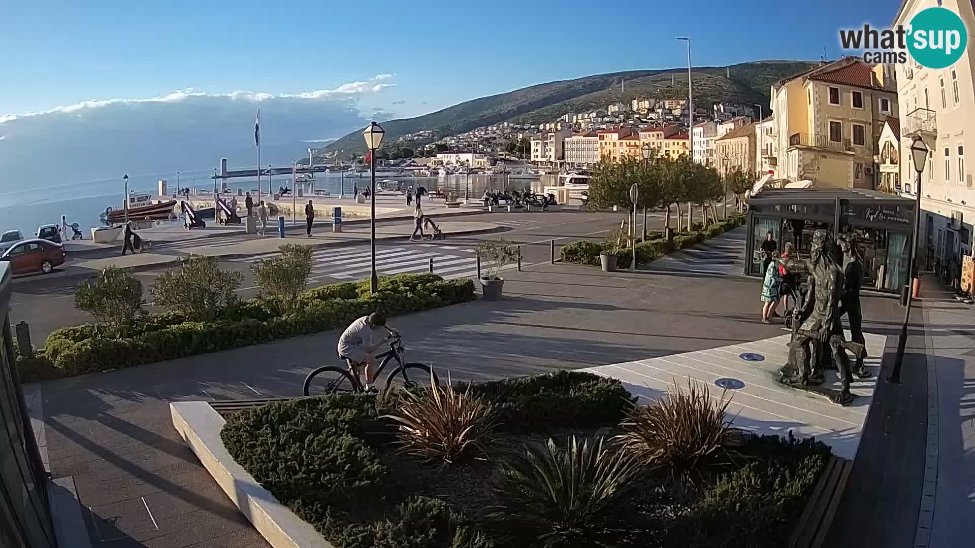 Live webcam Senj riva – seafront – Croatia