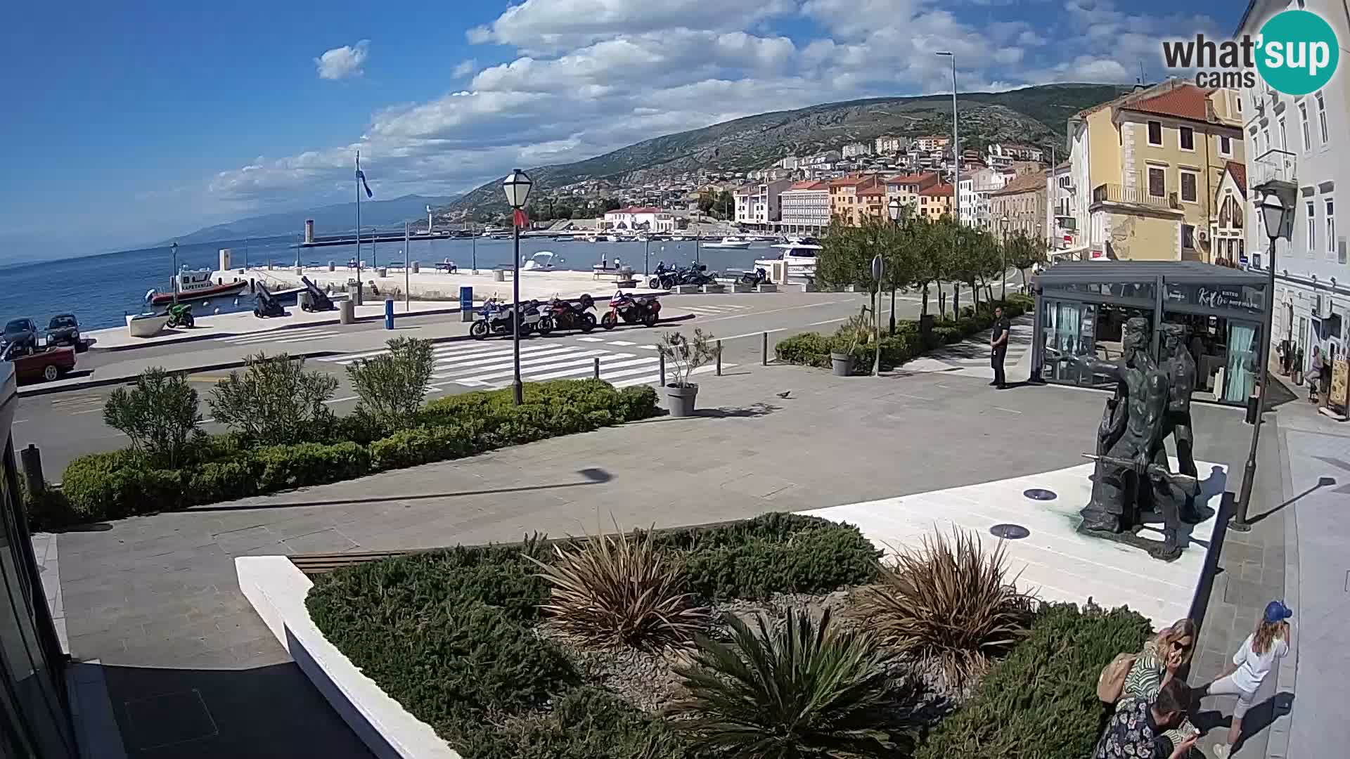 Live webcam Senj riva – seafront – Croatia