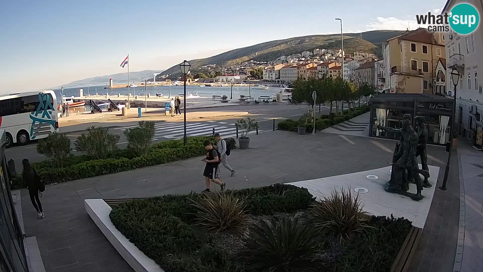 Live-Webcam Senj Riva – direkt am Meer – Kroatien