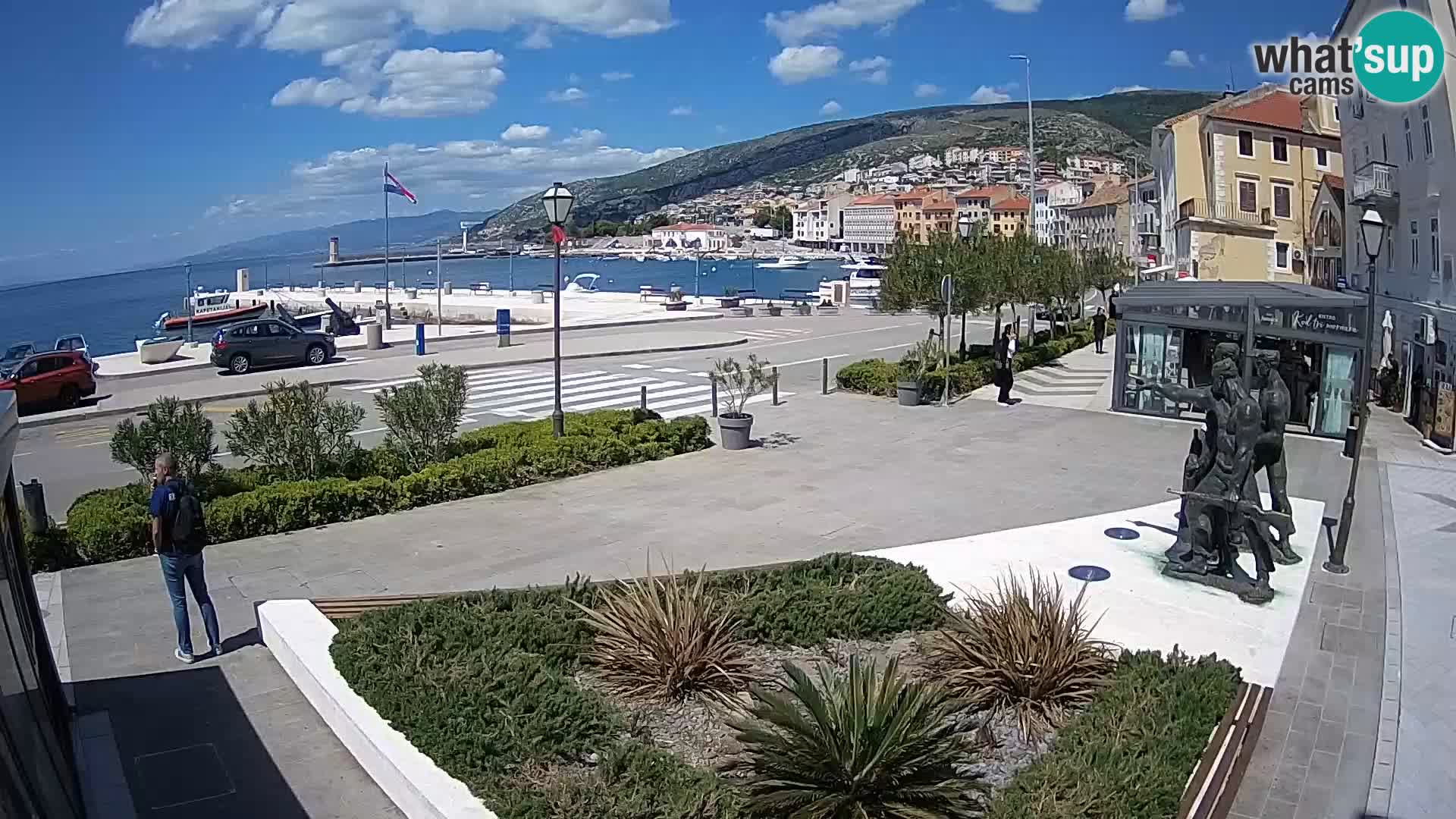 Live webcam Senj riva – seafront – Croatia
