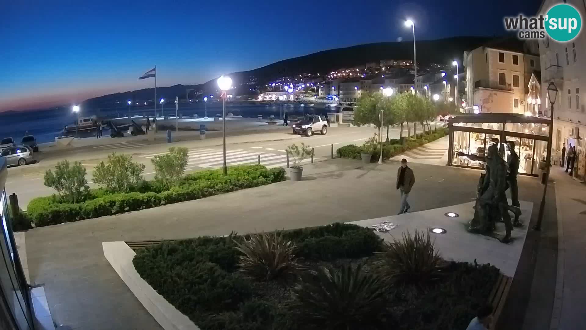 Webcam en vivo Senj riva – paseo marítimo