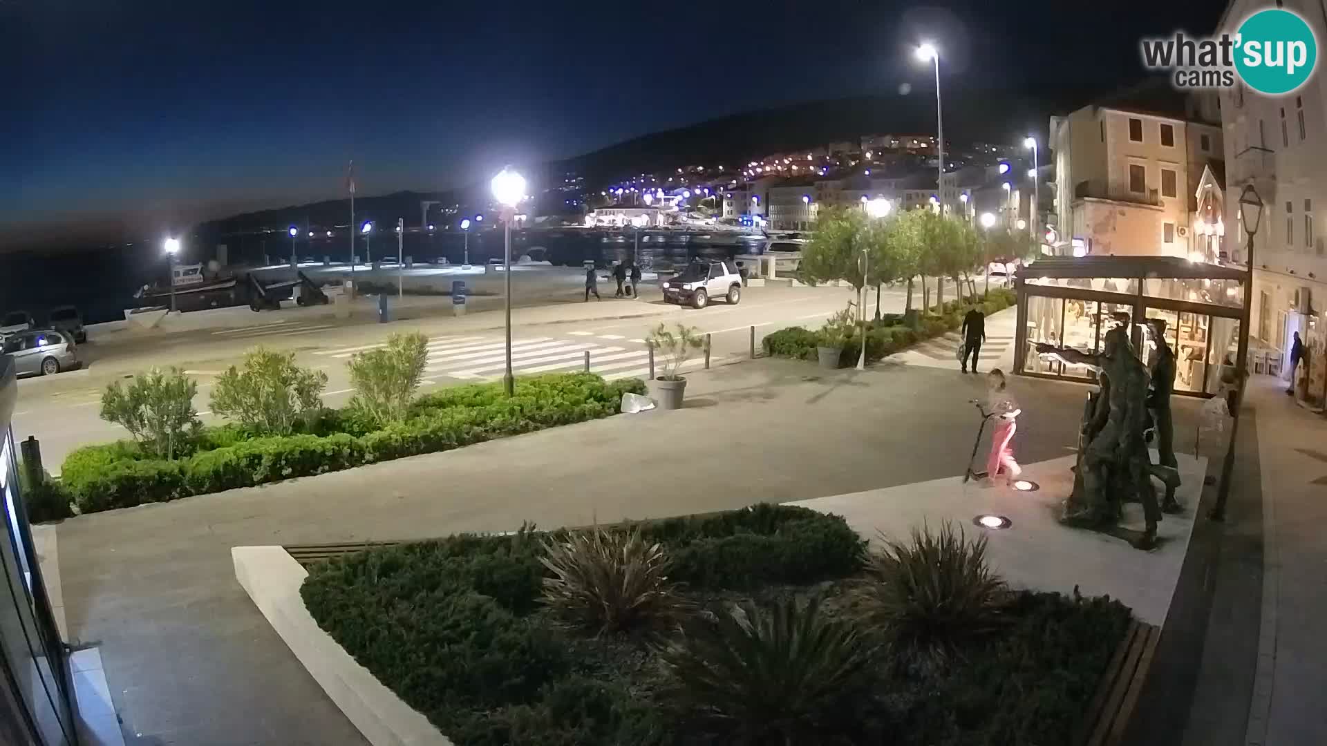 Live webcam Senj riva – fronte mare