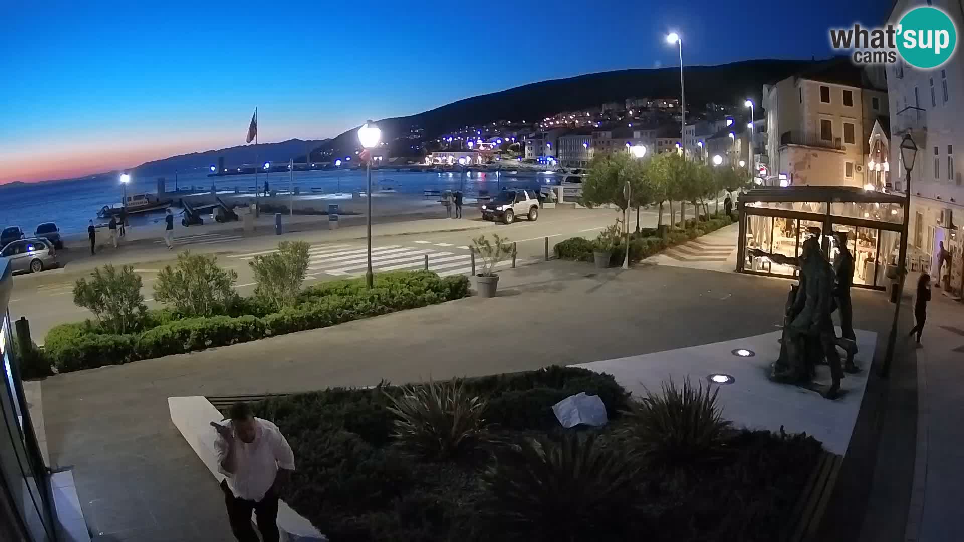 Live webcam Senj riva – seafront – Croatia
