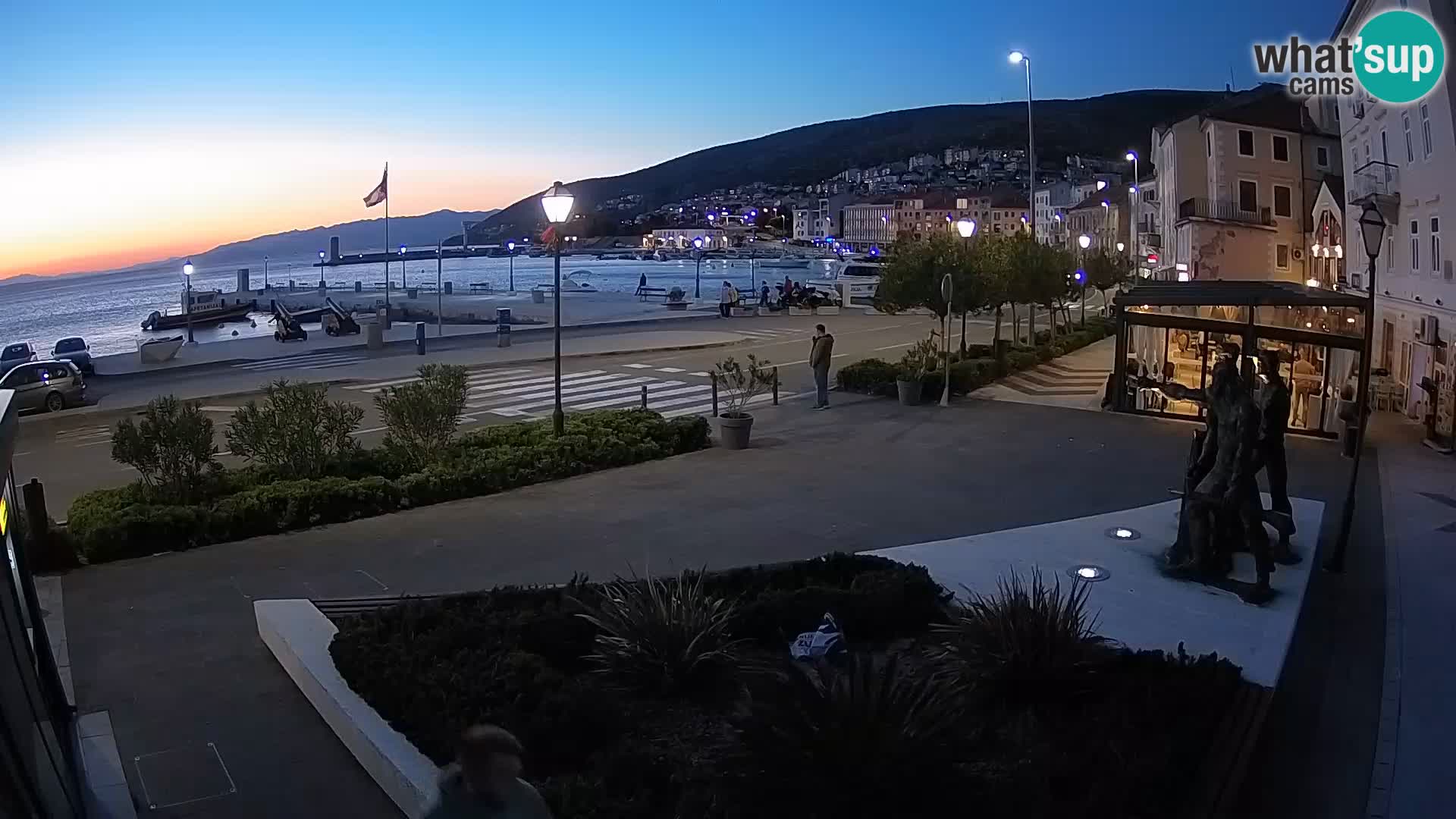 Live webcam Senj riva – fronte mare