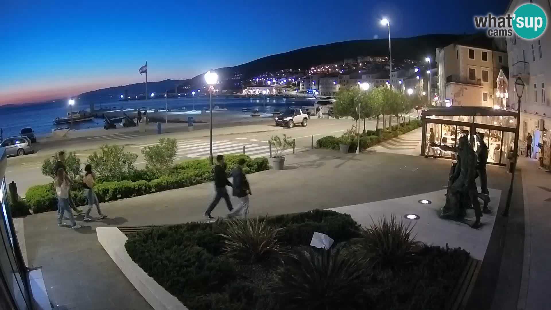 Live webcam Senj riva – seafront – Croatia