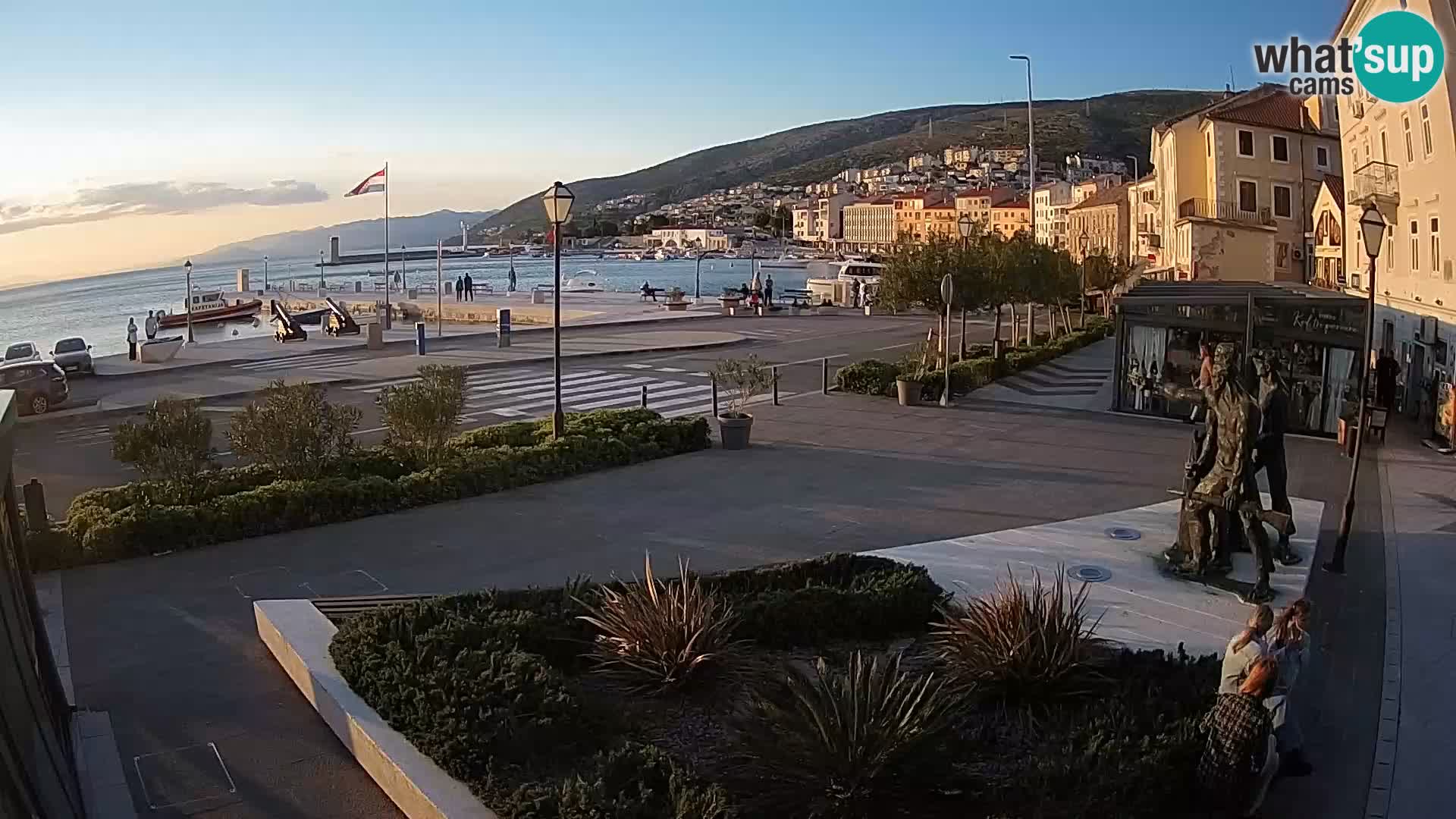 Spletna kamera v živo Senj riva – Hrvaška