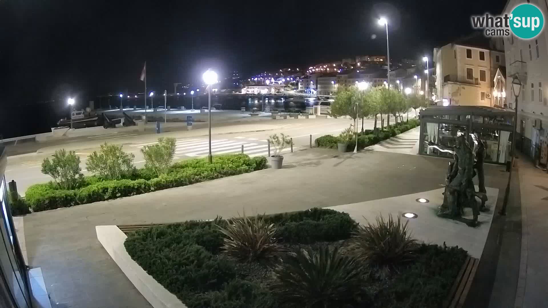 Live-Webcam Senj Riva – direkt am Meer – Kroatien