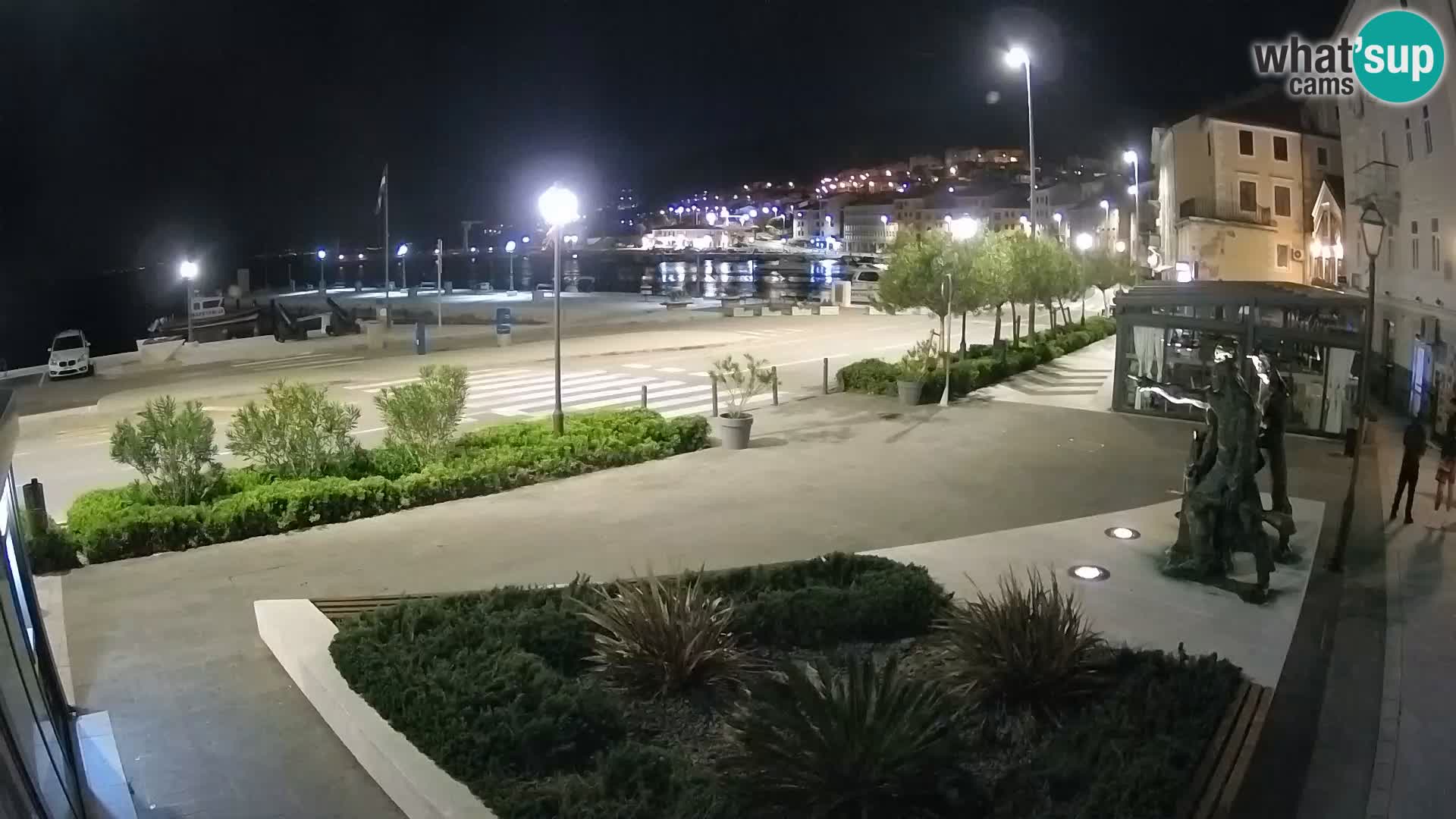 Live webcam Senj riva – fronte mare