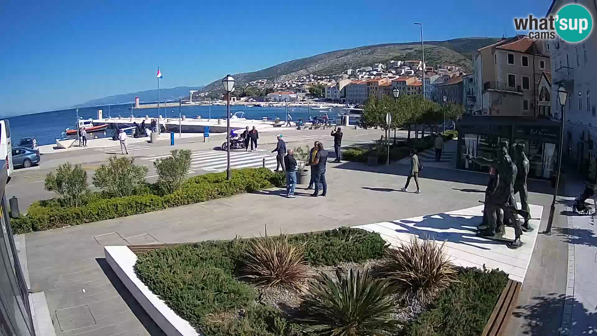 Live webcam Senj riva – seafront – Croatia