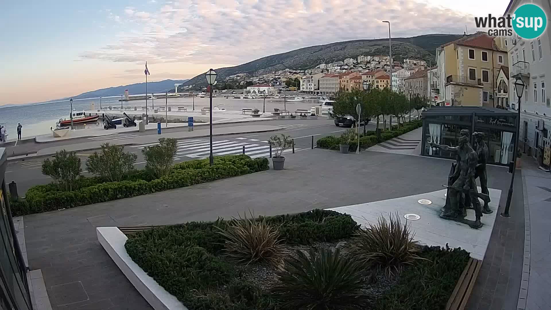 Live webcam Senj riva – fronte mare