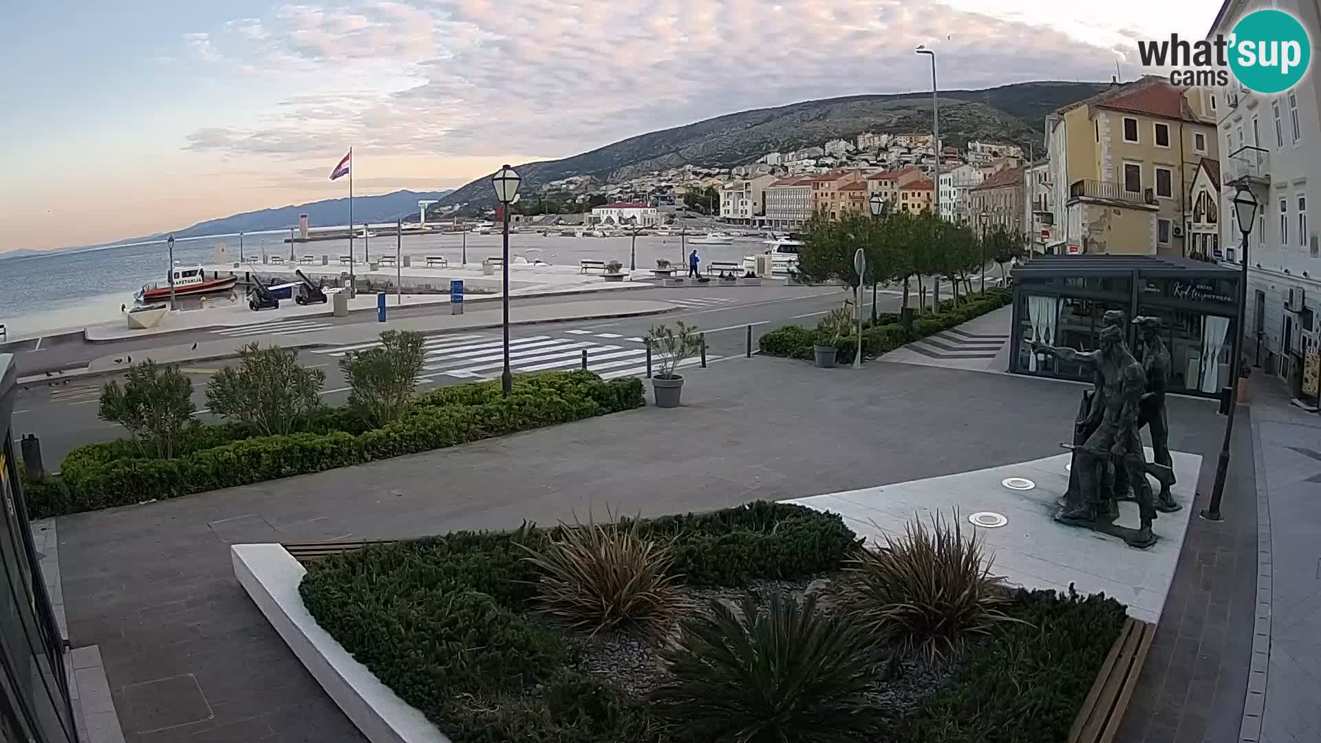 Live-Webcam Senj Riva – direkt am Meer – Kroatien
