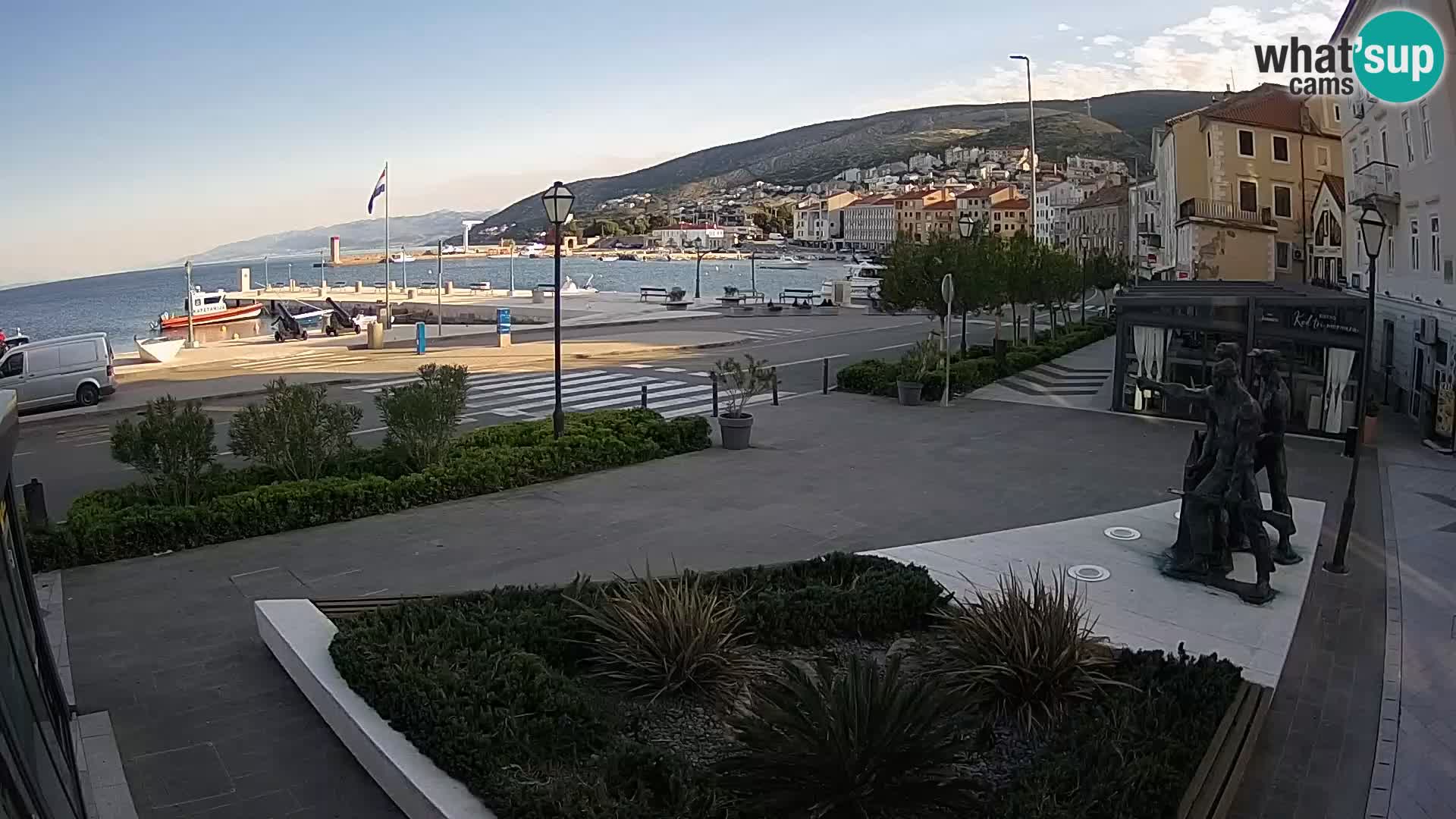Spletna kamera v živo Senj riva – Hrvaška
