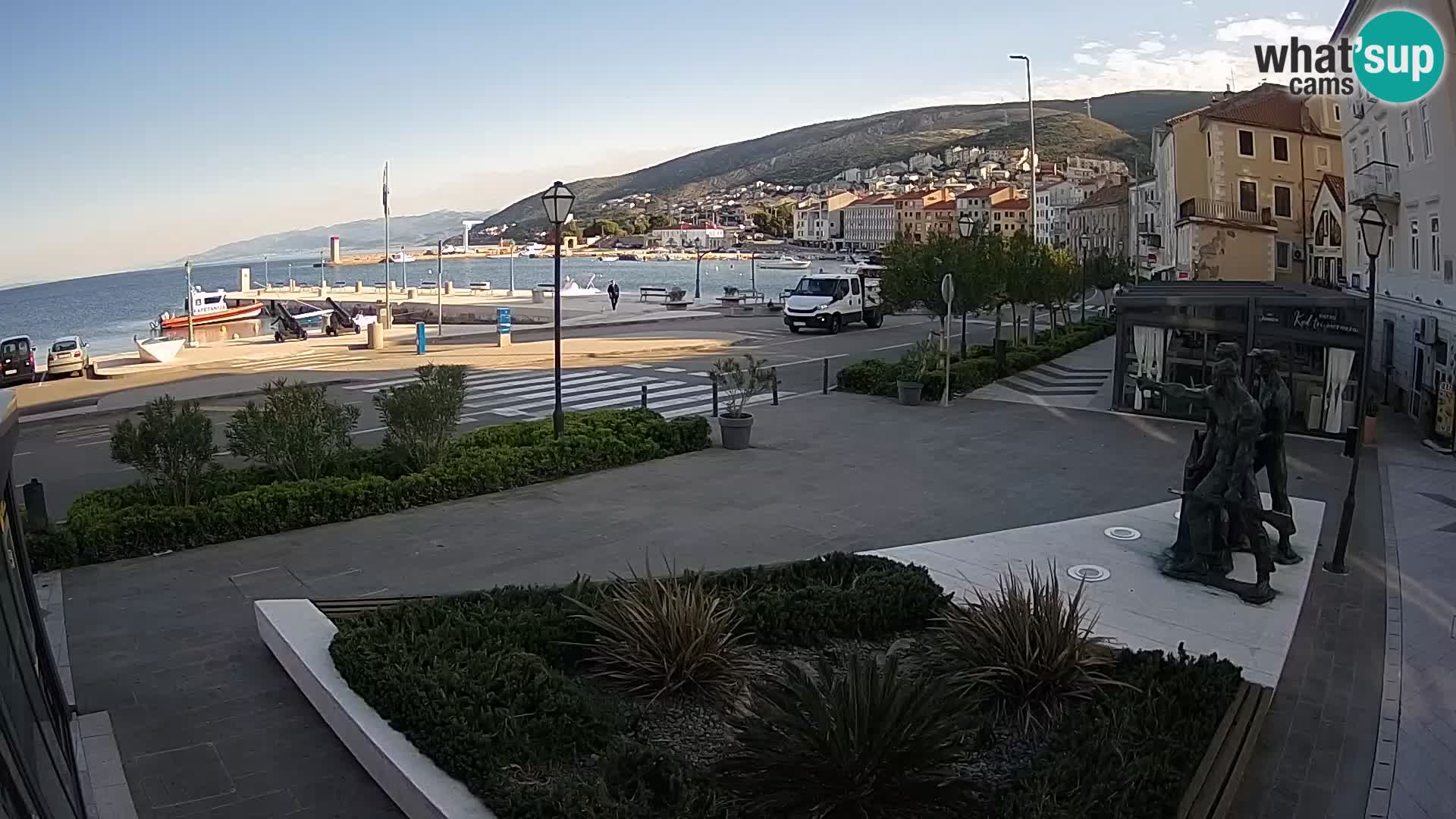 Live webcam Senj riva – fronte mare
