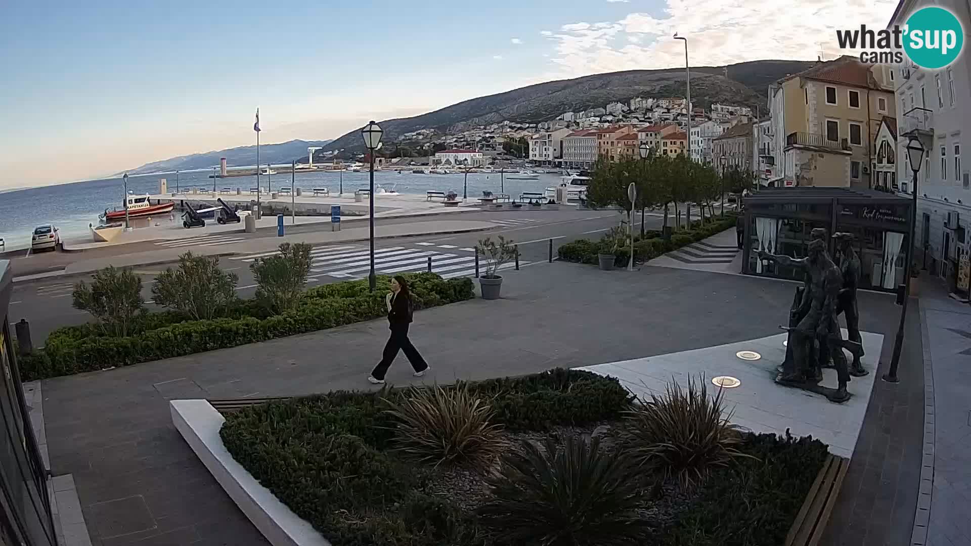 Live webcam Senj riva – fronte mare