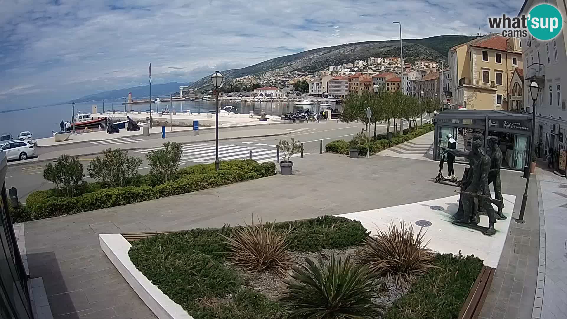 Spletna kamera v živo Senj riva – Hrvaška
