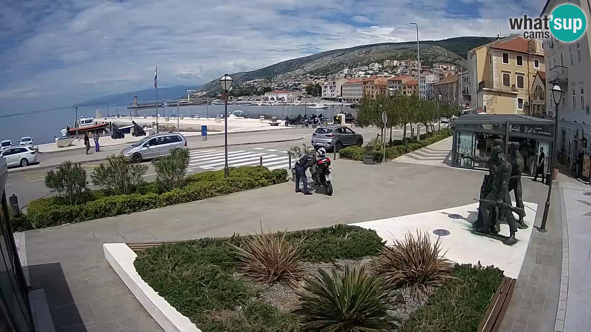 Live-Webcam Senj Riva – direkt am Meer – Kroatien