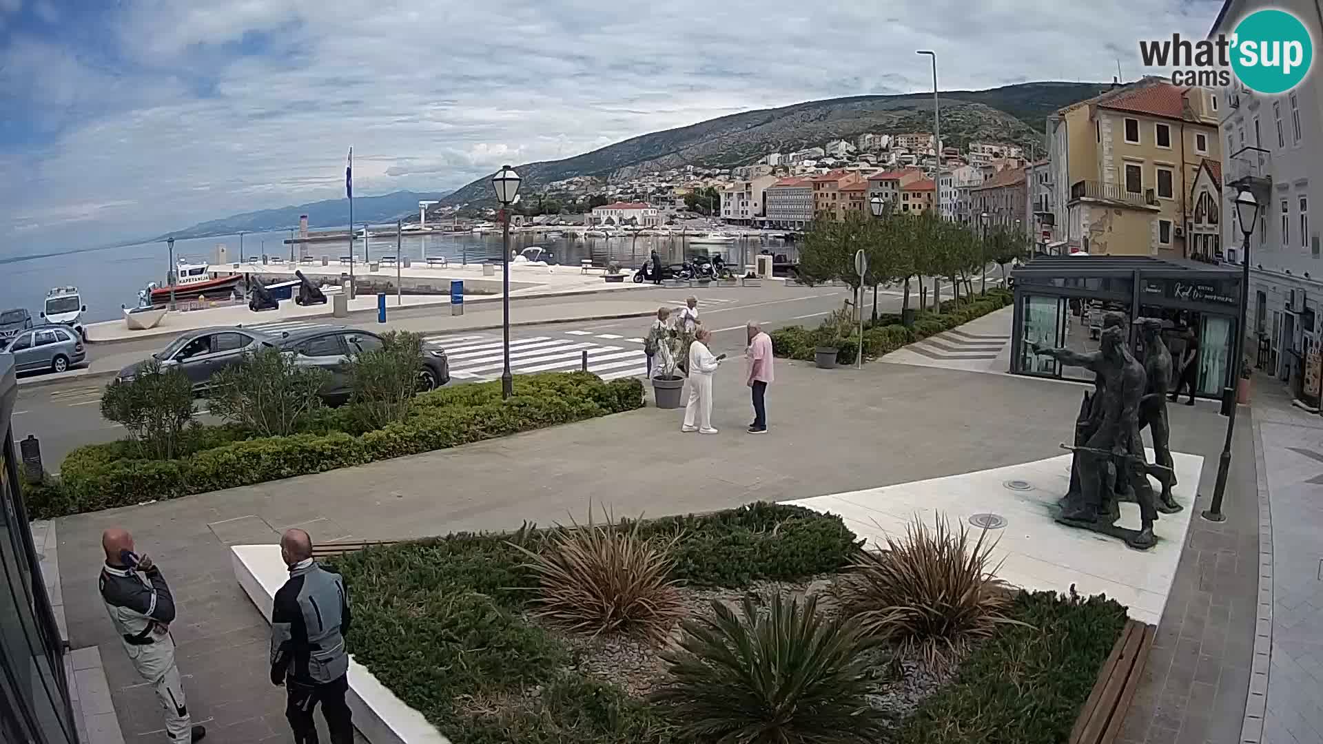 Live-Webcam Senj Riva – direkt am Meer – Kroatien