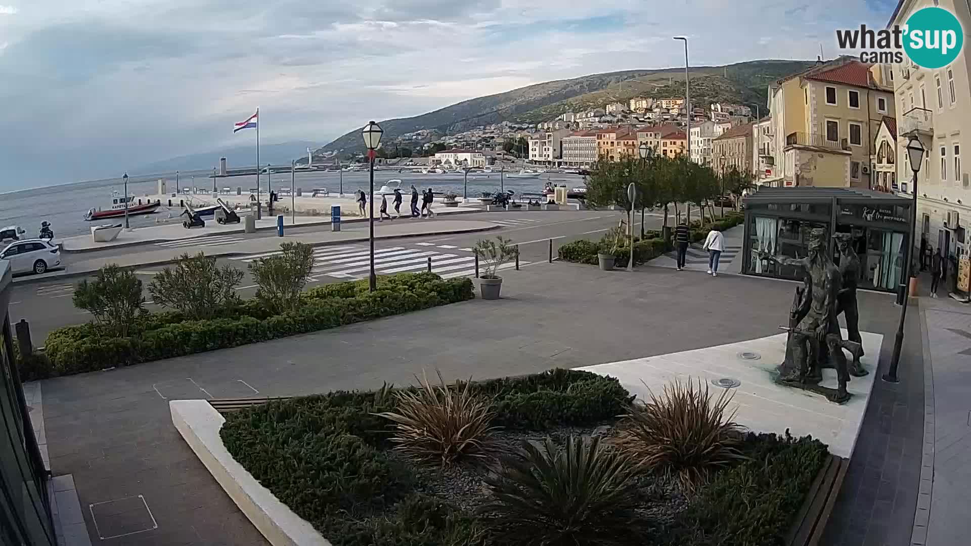Live webcam Senj riva – fronte mare