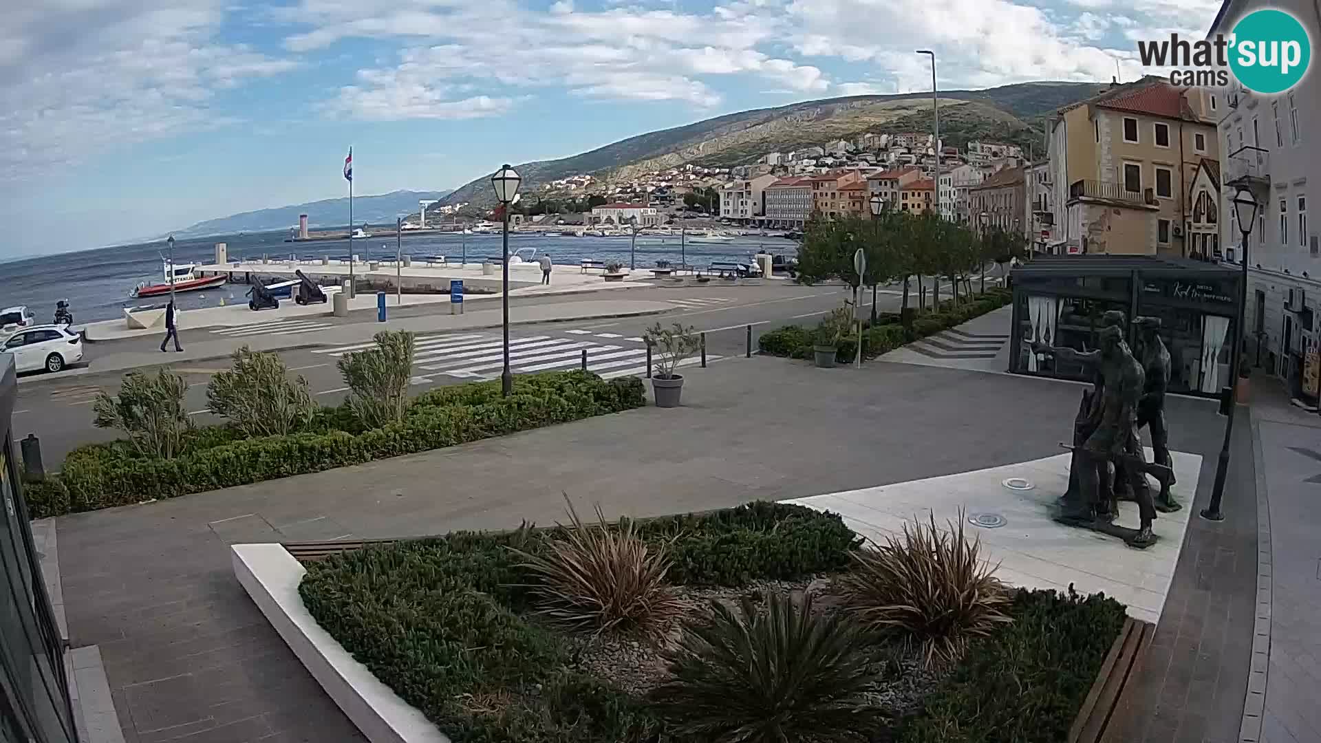 Live webcam Senj riva – fronte mare