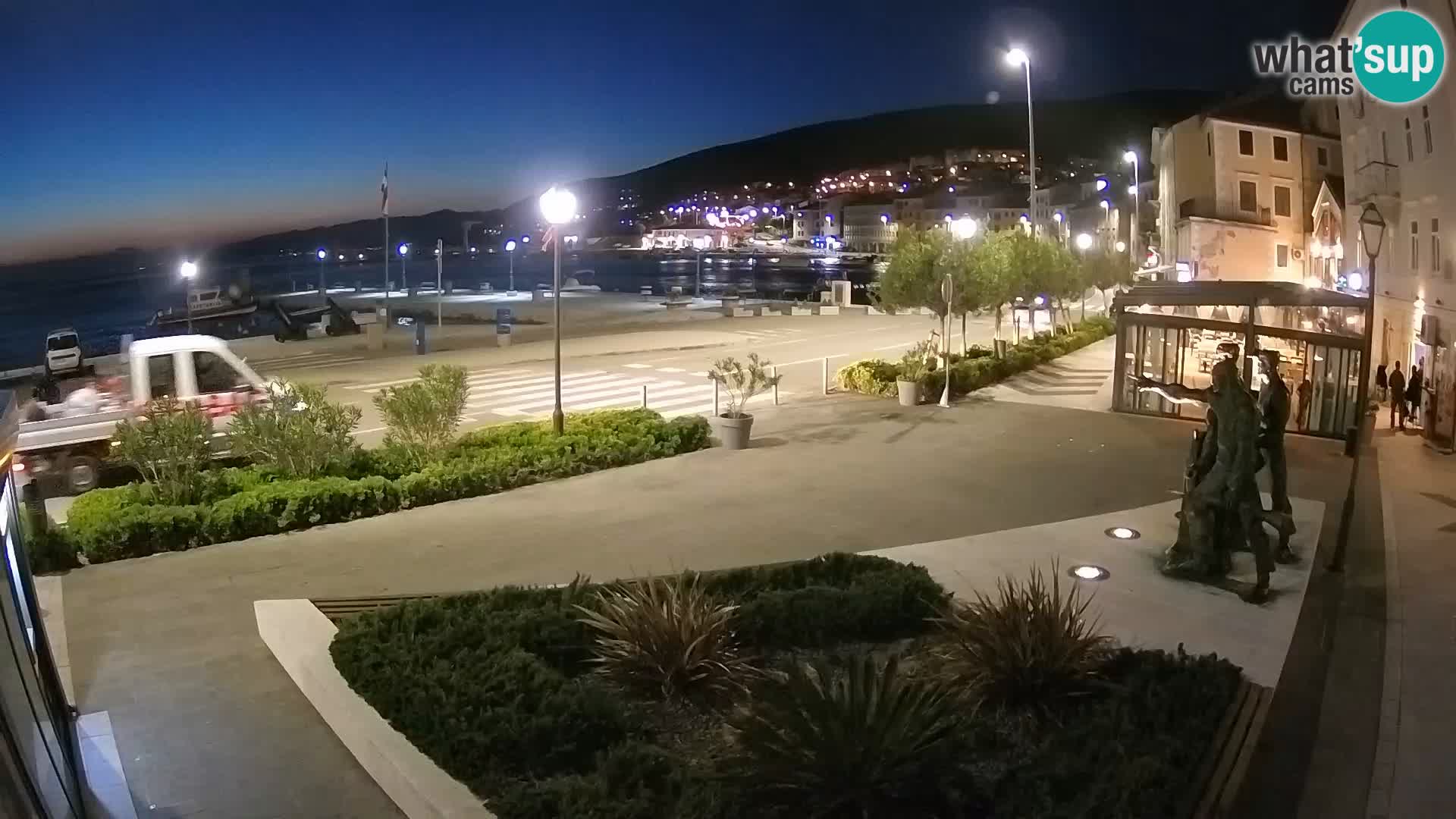 Webcam en vivo Senj riva – paseo marítimo