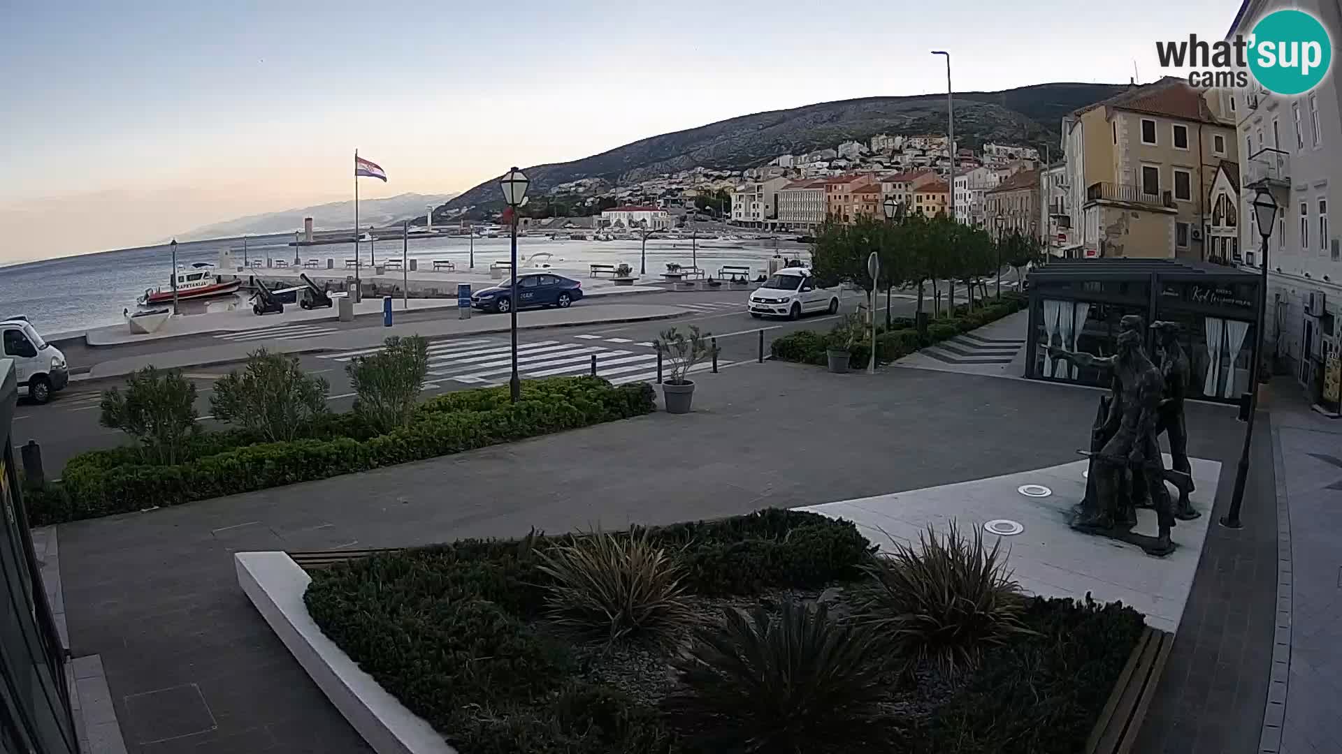 Live webcam Senj riva – fronte mare