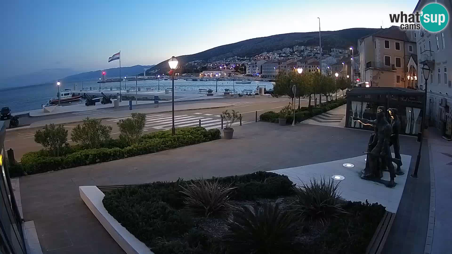Live webcam Senj riva – fronte mare