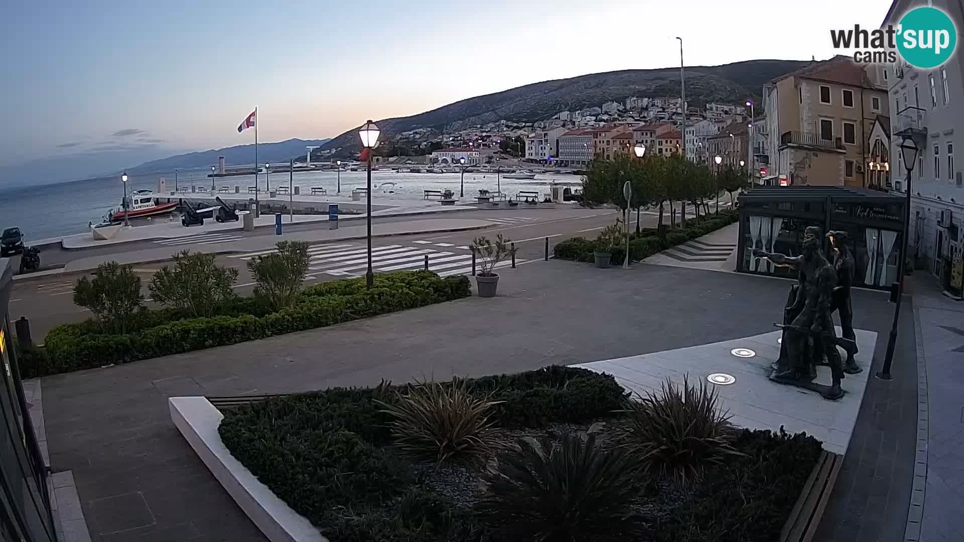 Live webcam Senj riva – fronte mare