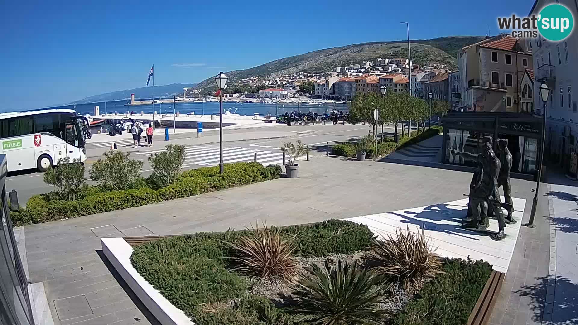 Webcam en vivo Senj riva – paseo marítimo