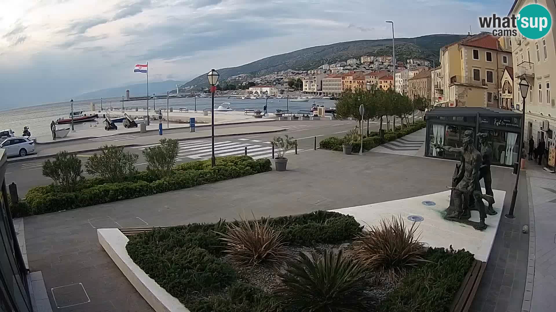 Spletna kamera v živo Senj riva – Hrvaška