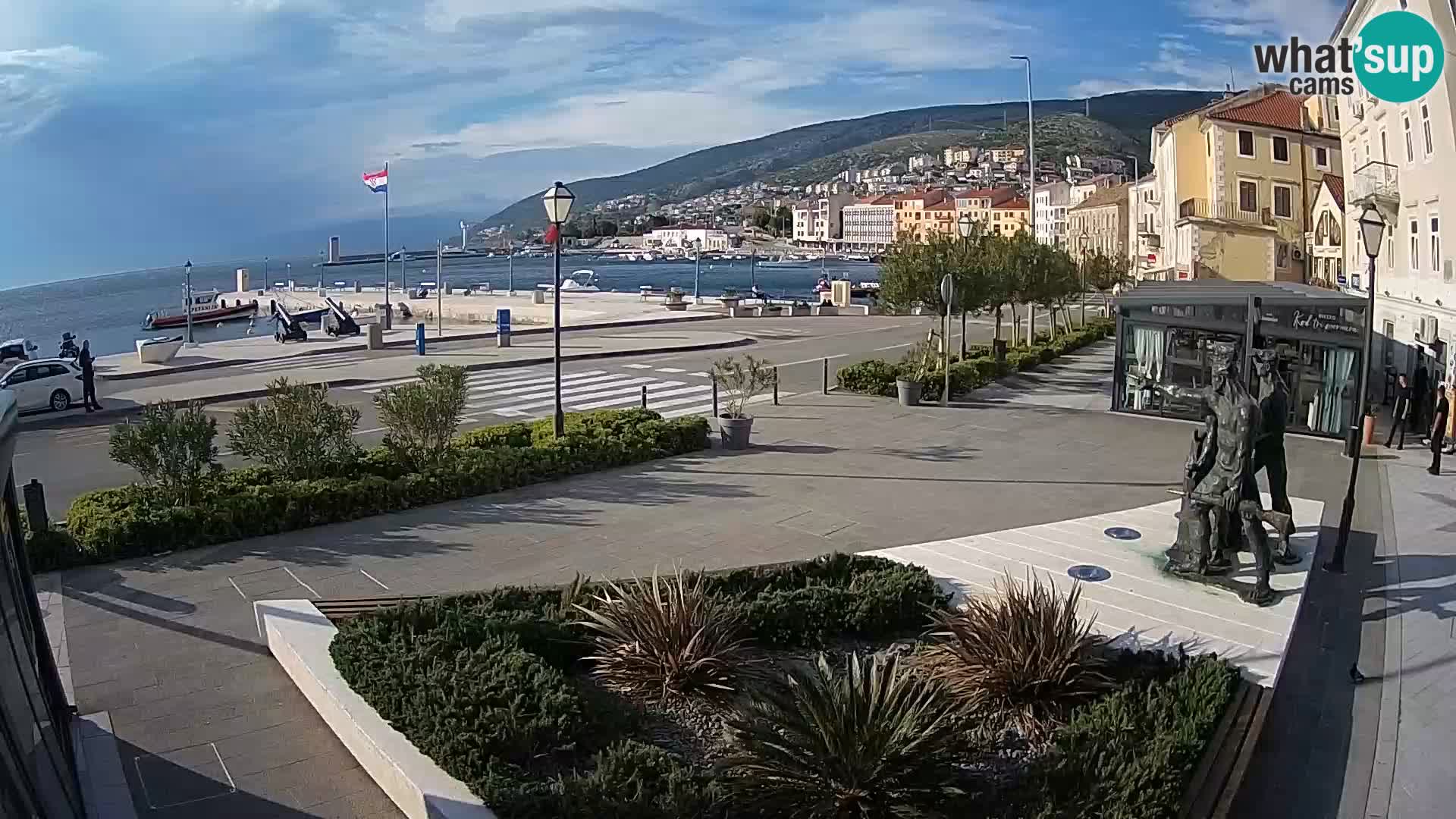 Webcam en vivo Senj riva – paseo marítimo