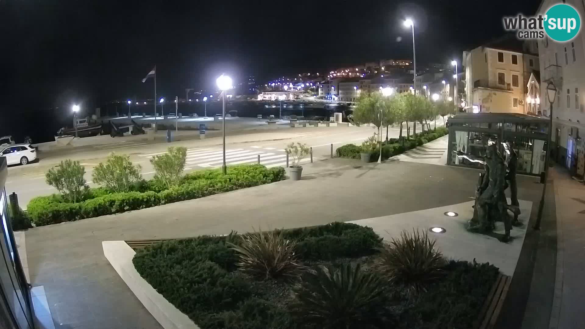 Live-Webcam Senj Riva – direkt am Meer – Kroatien