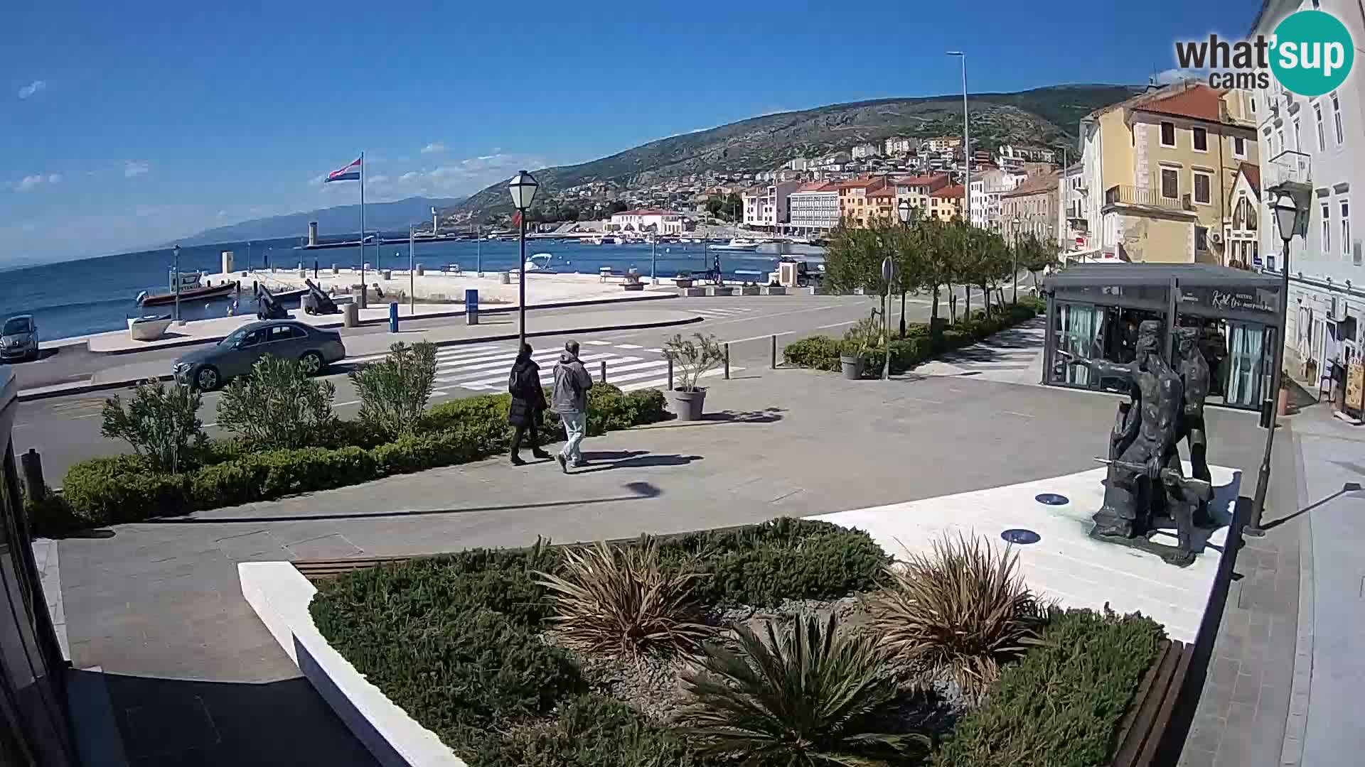 Webcam en vivo Senj riva – paseo marítimo