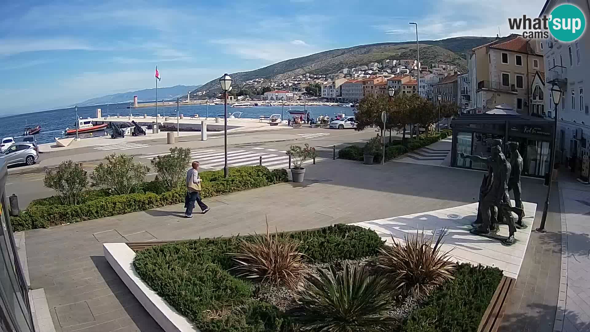 Webcam en vivo Senj riva – paseo marítimo