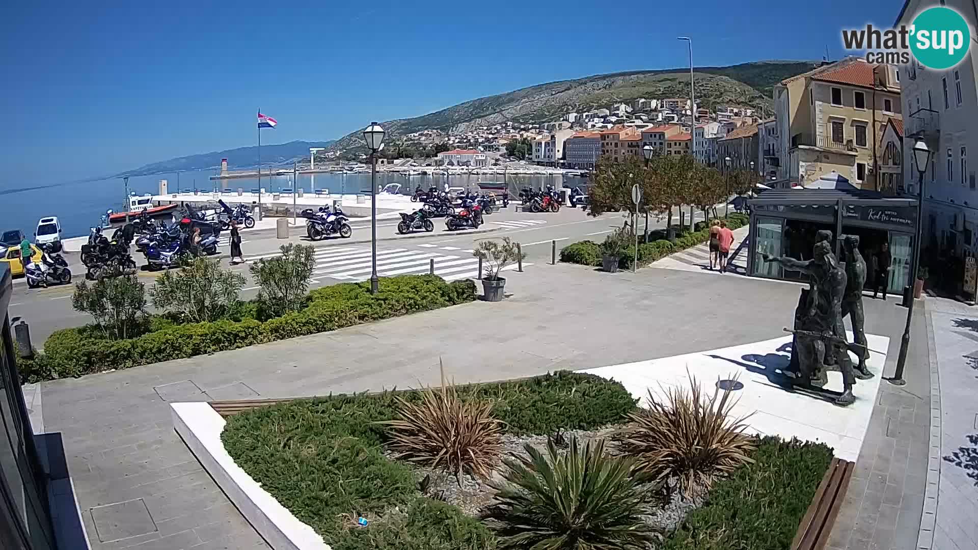 Live-Webcam Senj Riva – direkt am Meer – Kroatien