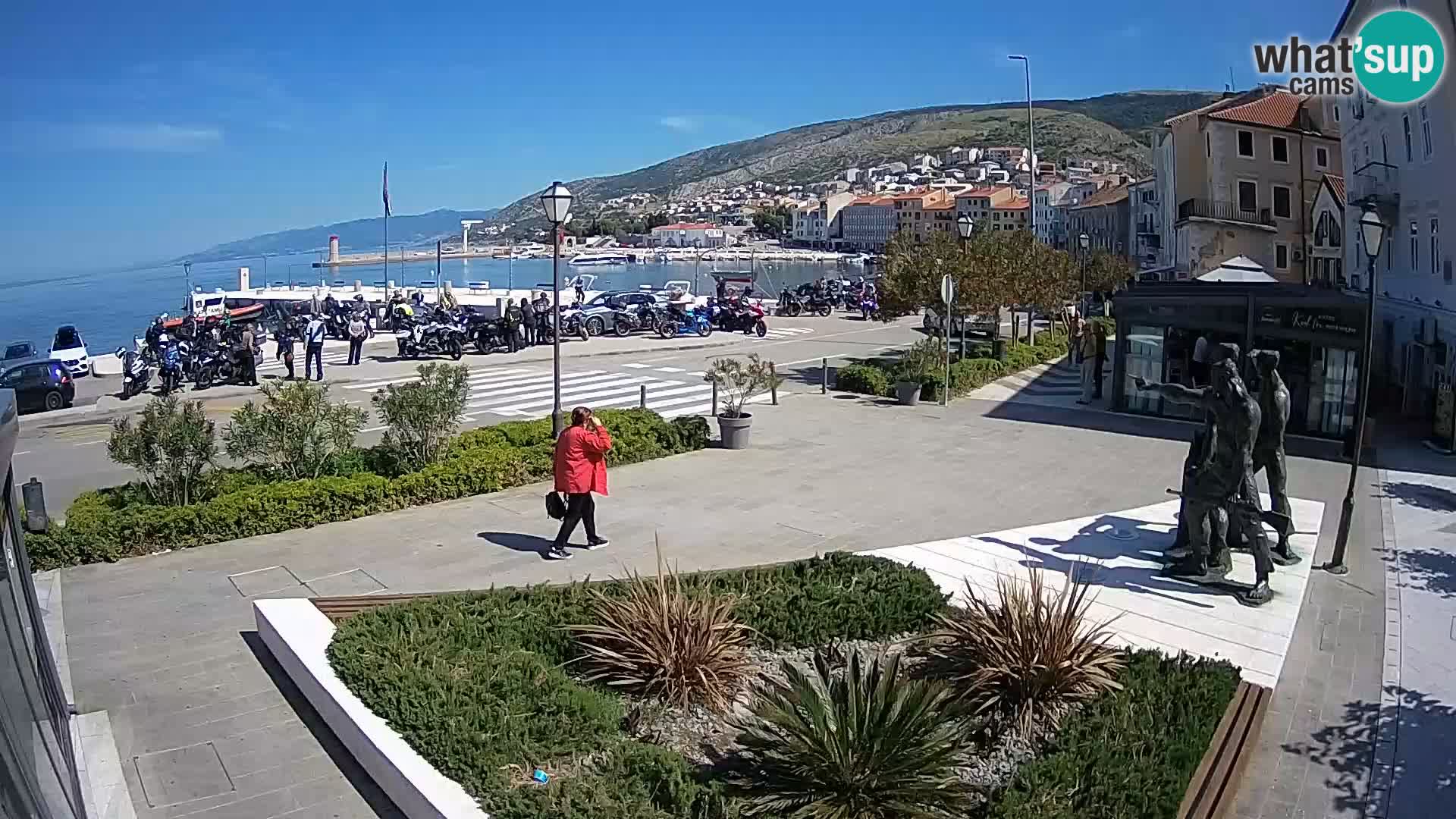 Webcam en vivo Senj riva – paseo marítimo