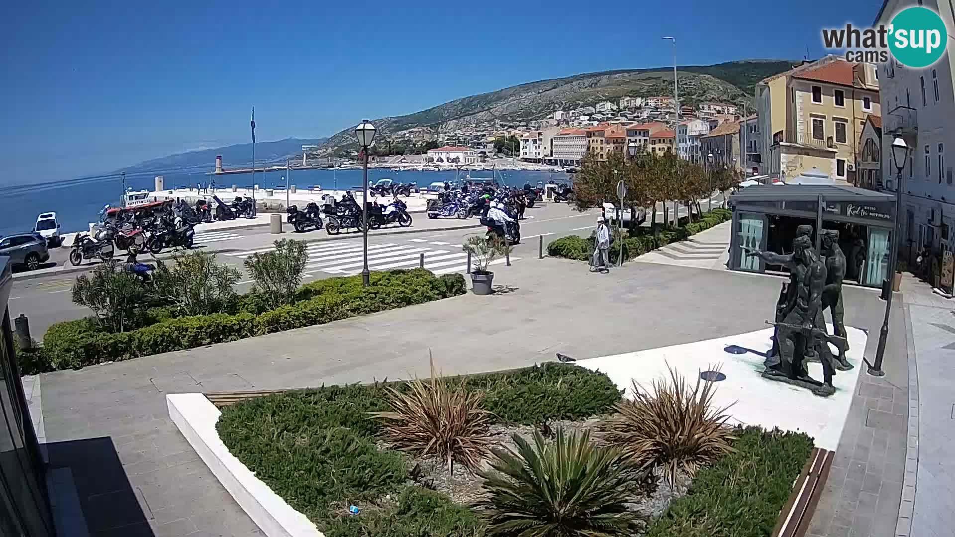 Live webcam Senj riva – seafront – Croatia