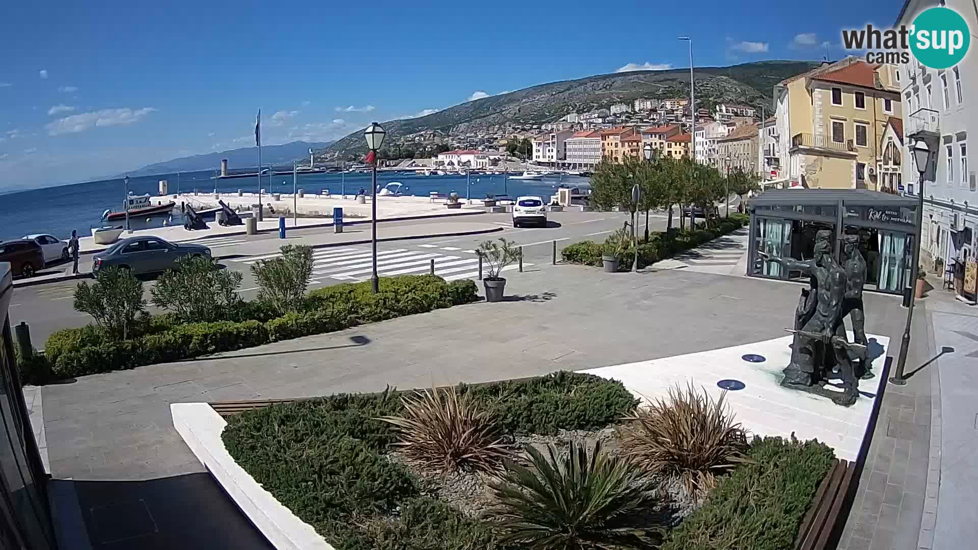 Webcam en vivo Senj riva – paseo marítimo