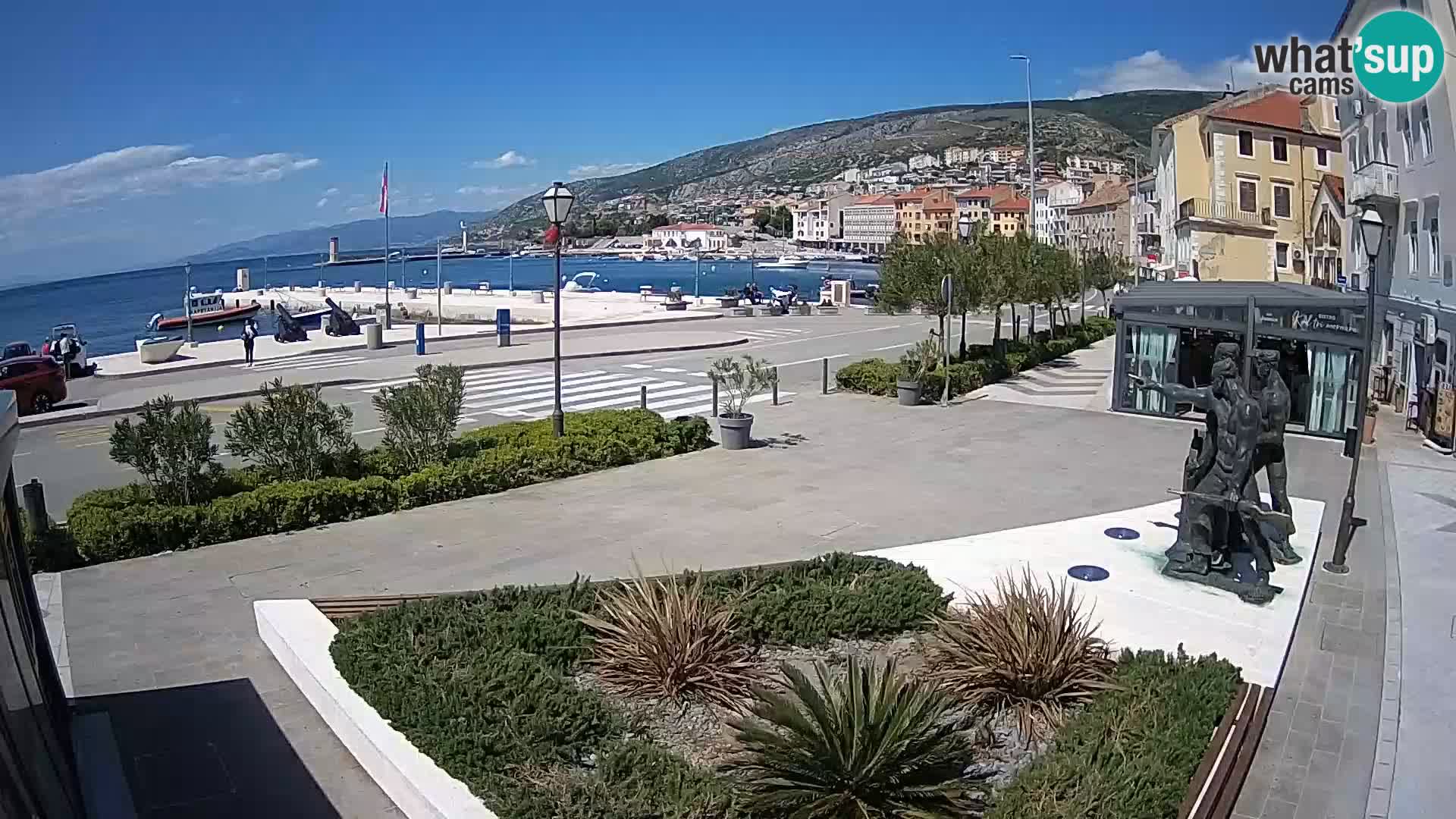 Spletna kamera v živo Senj riva – Hrvaška