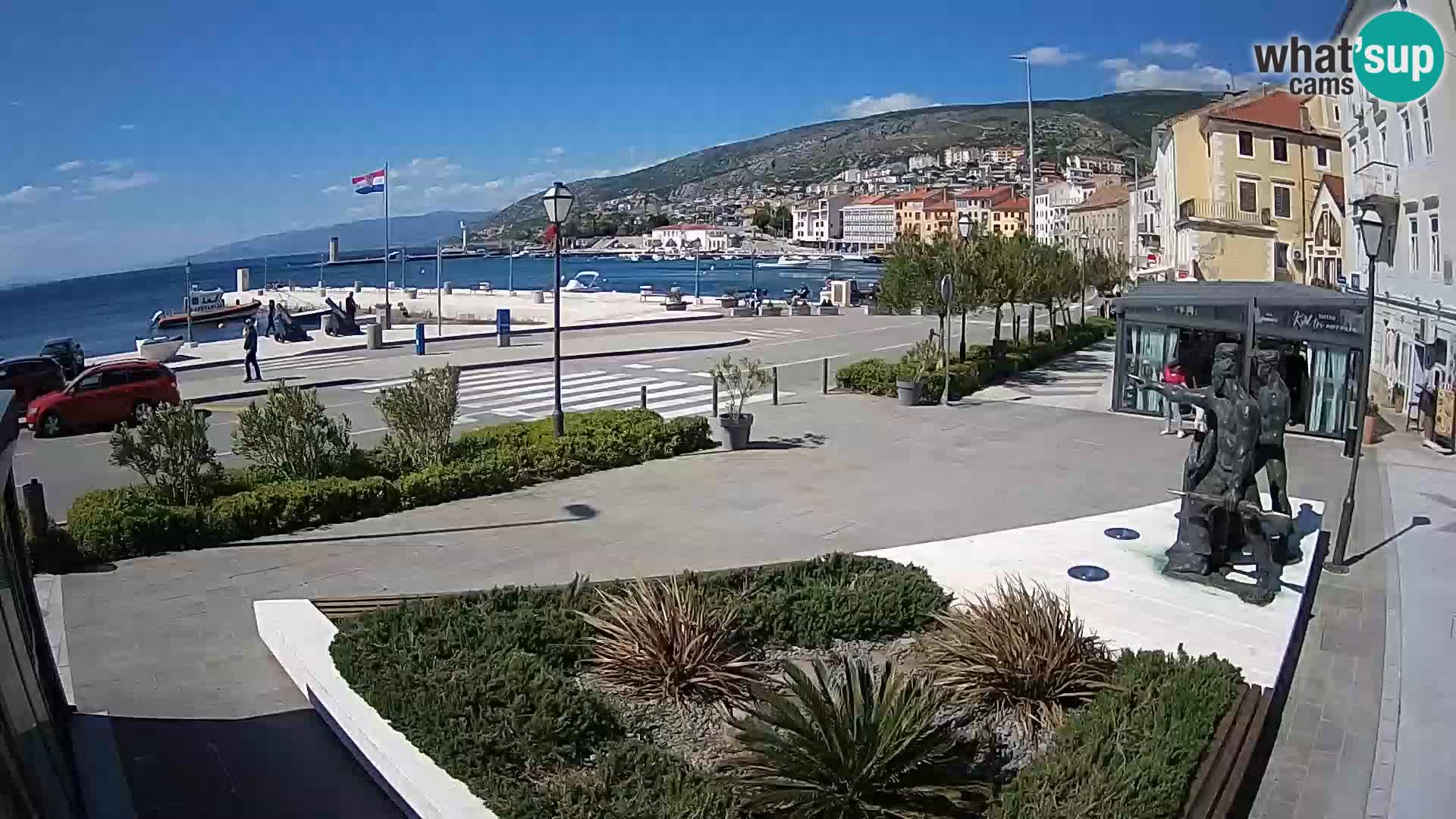 Spletna kamera v živo Senj riva – Hrvaška