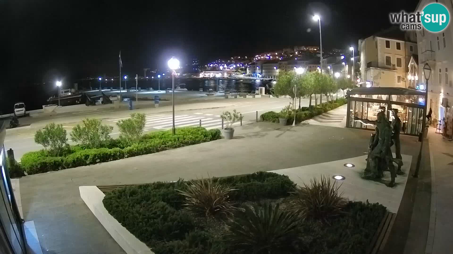 Live-Webcam Senj Riva – direkt am Meer – Kroatien