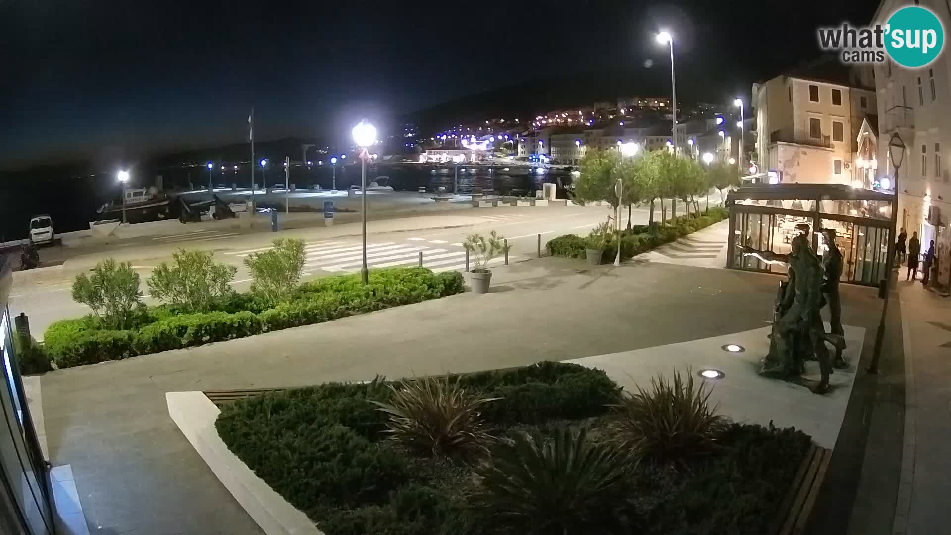 Live webcam Senj riva – seafront – Croatia